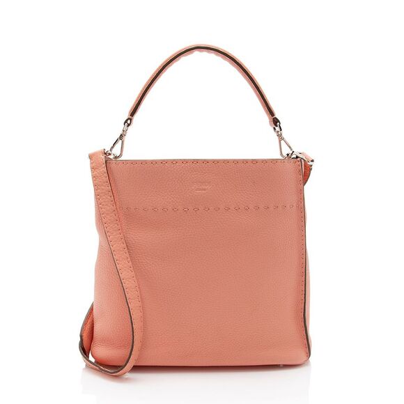 Fendi Selleria Leather Anna Small Bucket Bag - Picture 1 of 13